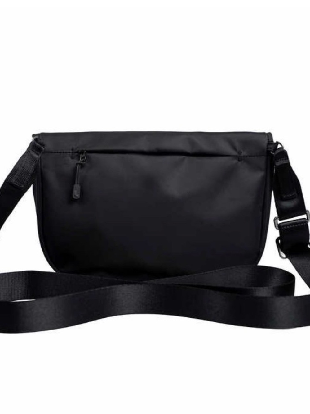 Lole Black Slim Crossbody Bag with Front Zip Pocket